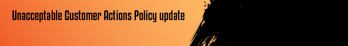 Unaccepatable Behaviour Policy