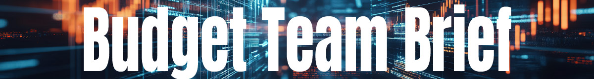 Team brief 274 - Budget setting